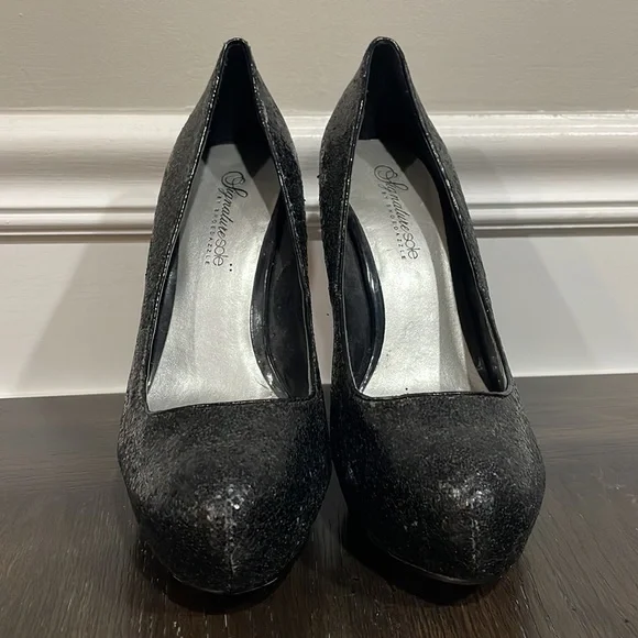 Glitter Pink Bottom HIGH Heels - Picture 3 of 5